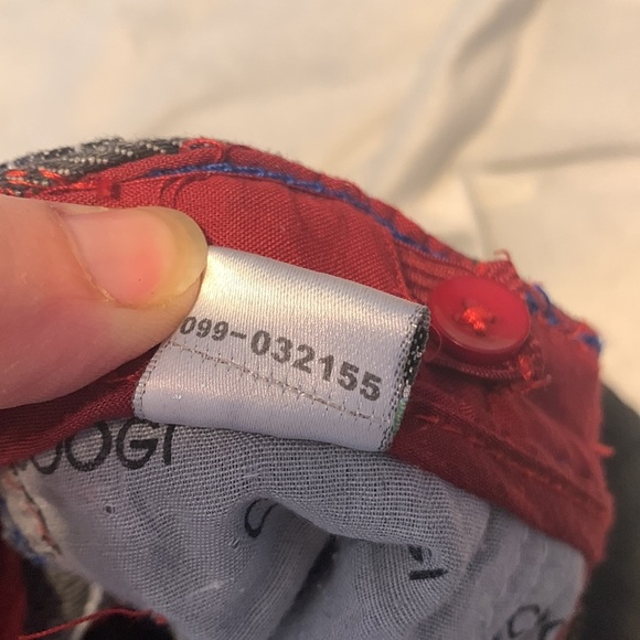 Coogi black charcoal jeans straight baggy embroidered size 6 - Picture 9 of 9